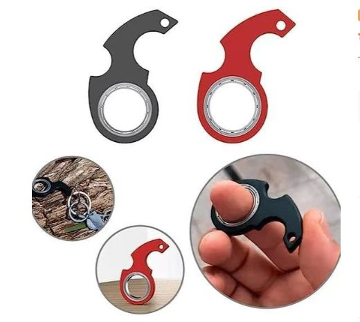 Fingertip rotation decompression keychain image