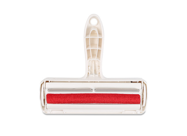 Clothing hair remover, hair scraper, adhesive roller brush