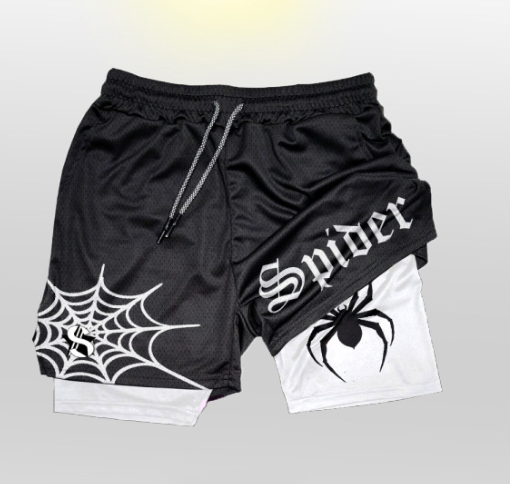 Double layer sports shorts image