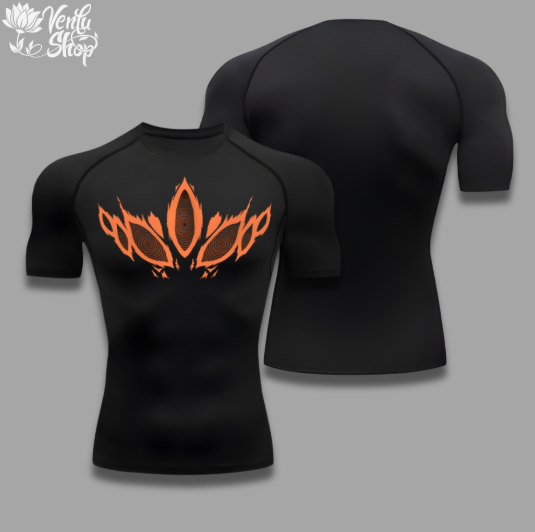 Sports body shaping breathable quick-drying muscle training short sleeves image