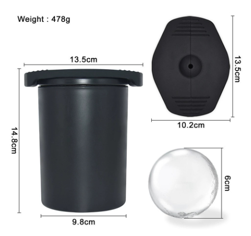 Silicone ice cube mold