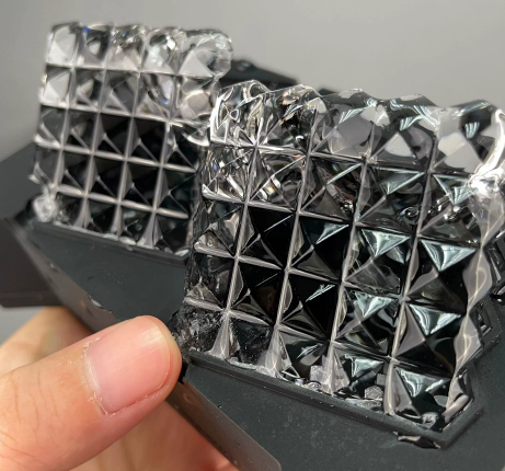 Silicone ice cube mold