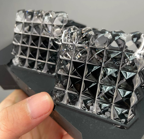 Silicone ice cube mold