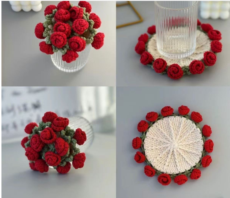 Rose Bouquet Coaster
