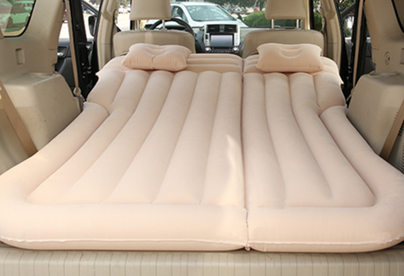 Car inflatable mattress, rear row travel bed