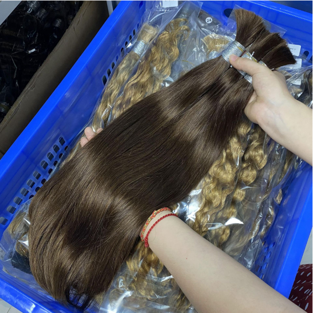 Real Hair Handlebar Hair Bundle