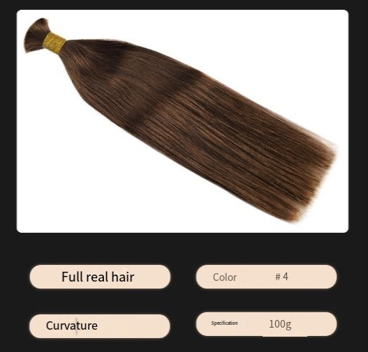 Real Hair Handlebar Hair Bundle