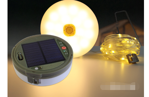 ZielonySolar Camping String Lights USB Rechargeable Hanging Camping Lantern Outdoor Waterproof with Remote for Hiking Camper Tent Patio image