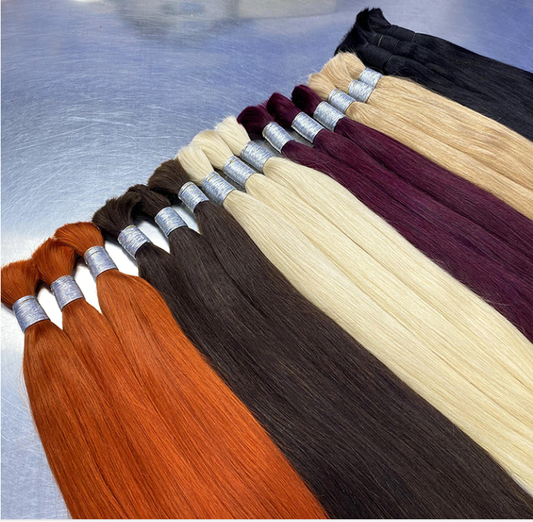 Real Hair Handlebar Hair Bundle