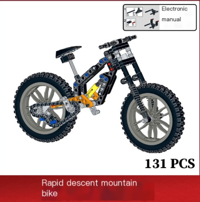 Building block bicycle model image