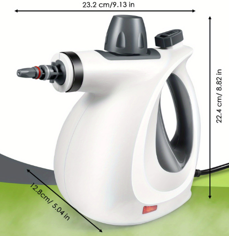Powerful Handheld Steam Cleaner with 12 Accessories Home