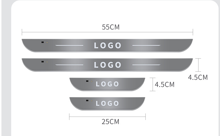Colorful light sensor lamp without wiring atmosphere lamp