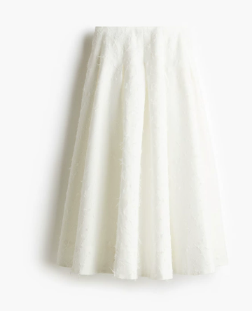 2025 Spring/Summer Personalized Collar Long Sleeve Shirt Half Skirt Set with Texture image