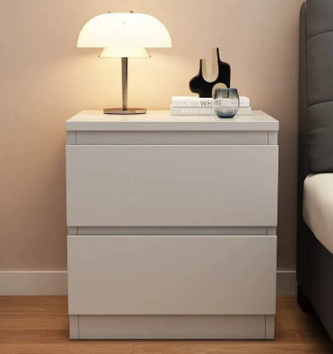 Bedroom Home Light Luxury Bedside Cabinet Storage Rack Storage Cabinet Bedside Cabinet Simple Modern Small Solid Wood