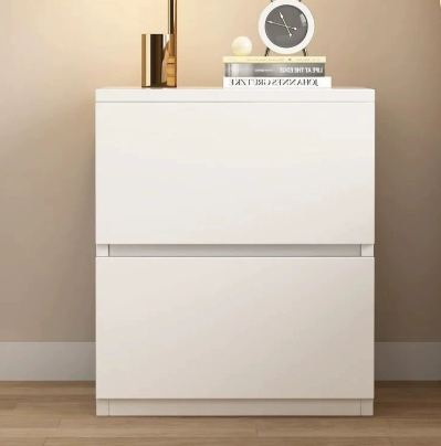 Bedroom Home Light Luxury Bedside Cabinet Storage Rack Storage Cabinet Bedside Cabinet Simple Modern Small Solid Wood