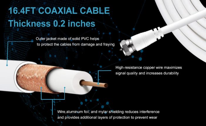 4K TV antenna cross-border DVB-T high gain high-definition DTMB digital indoor ISDB -T antenna 120 miles