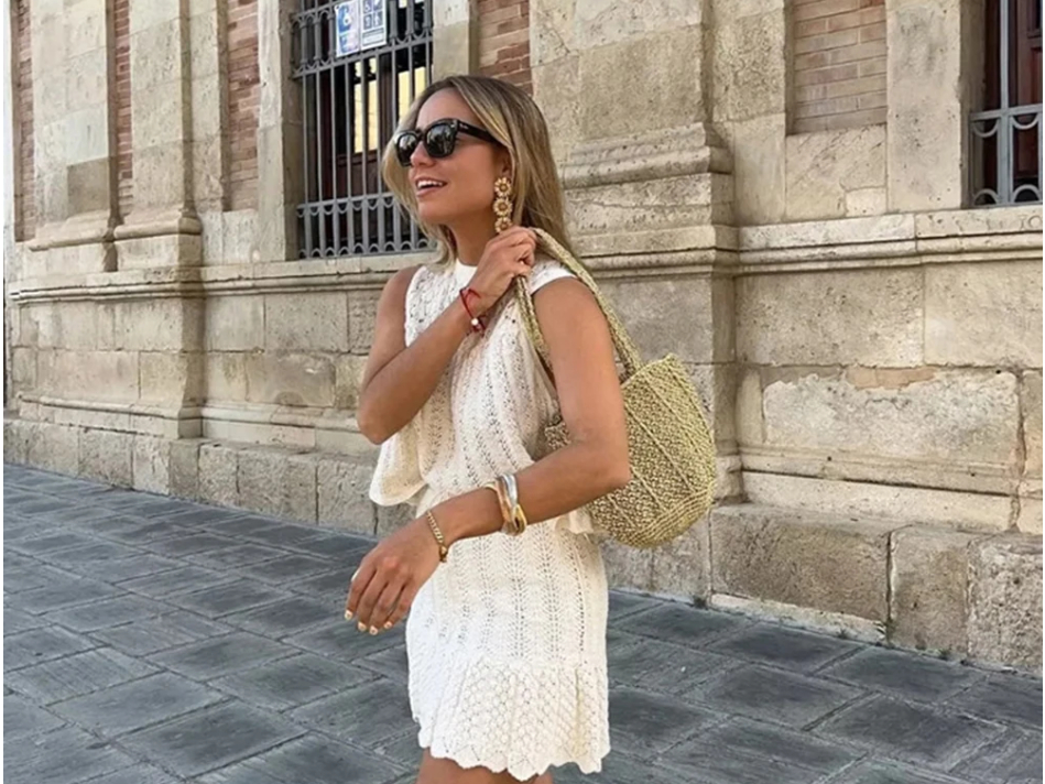 Women's Mesh Sleeveless Knit Vest Top