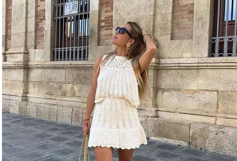 Women's Mesh Sleeveless Knit Vest Top