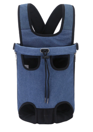 Portable backpack, dog chest bag, folding cat bag, small dog, outdoor travel dog backpack image