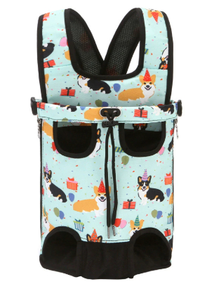 Portable backpack, dog chest bag, folding cat bag, small dog, outdoor travel dog backpack