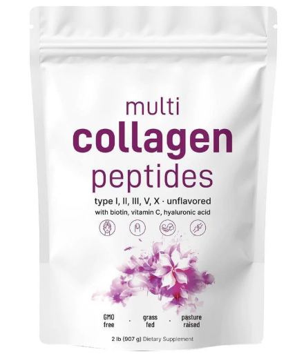 Multiple collagen peptide powders