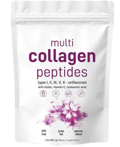 Multiple collagen peptide powders