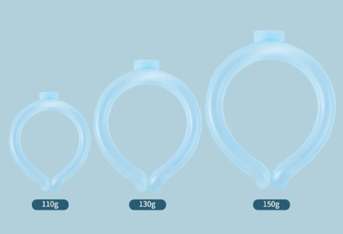 Cooling neck hanging ice ring, summer cool outdoor products, heatstroke relief and prevention, outdoor ice sensation, cold neck collar image