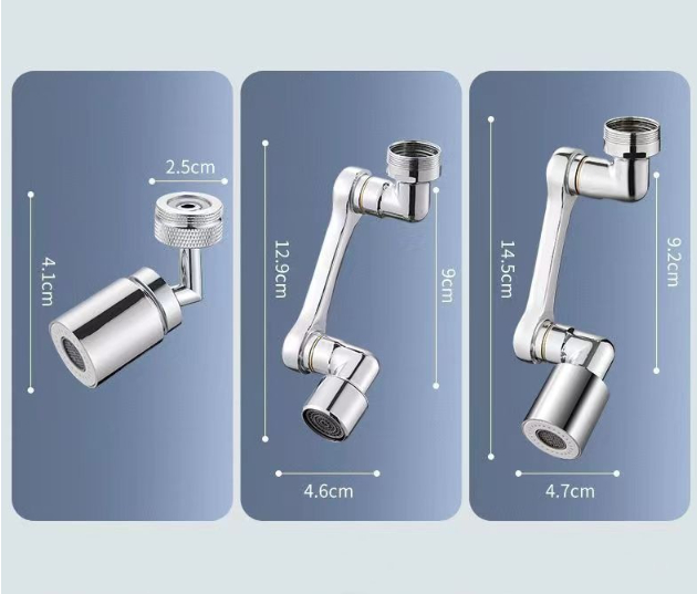 Mechanical arm universal faucet extender