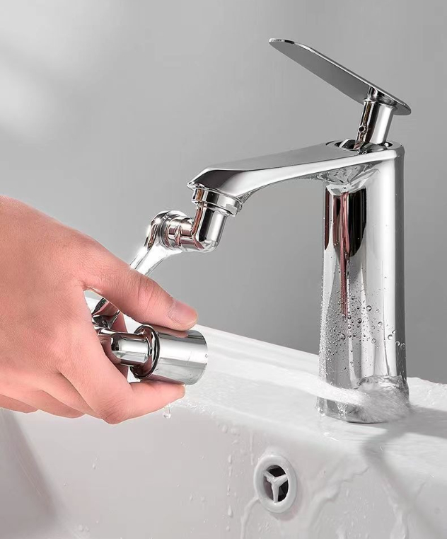 Mechanical arm universal faucet extender