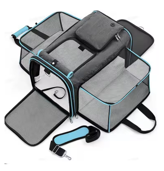 Car mounted single shoulder hand-held dog bag image