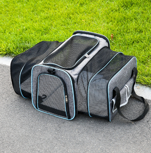 Car mounted single shoulder hand-held dog bag