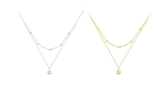 Heart-shaped necklace