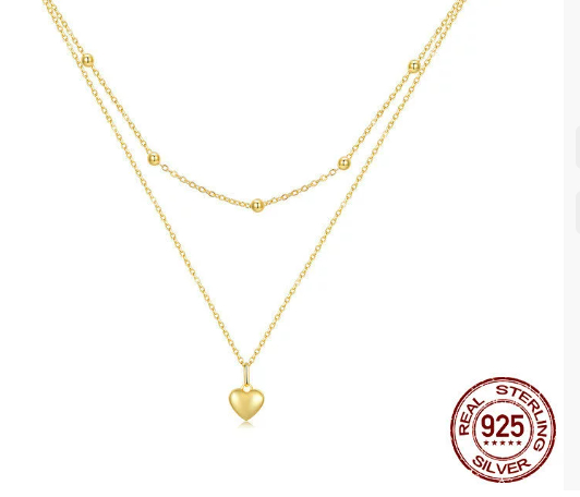 Heart-shaped necklace