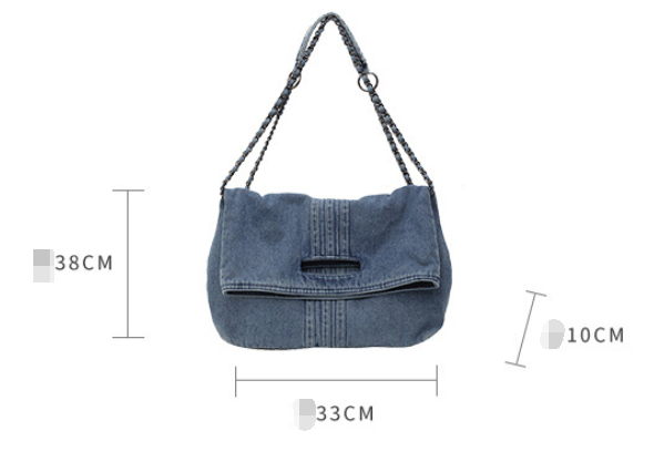 Denim Shoulder Bag Purse