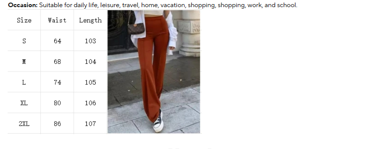 Pantalones de campana elegantes