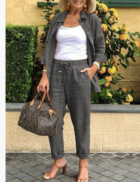 Conjunto com Botão Isabele