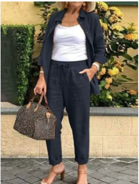 Conjunto com Botão Isabele