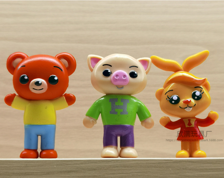 Clown Magician Figure Children's Songs Enlightenment Education Animation Doll Ornaments