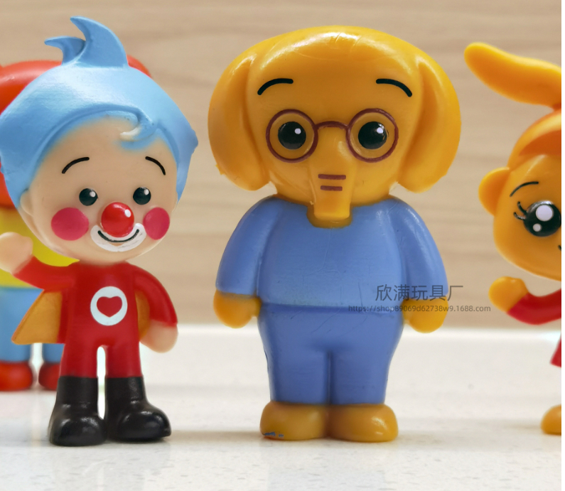 Clown Magician Figure Children's Songs Enlightenment Education Animation Doll Ornaments