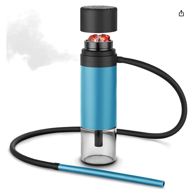 Portable hookah with detachable hookah cup
