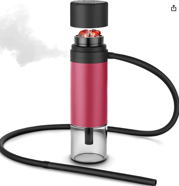 Portable hookah with detachable hookah cup image