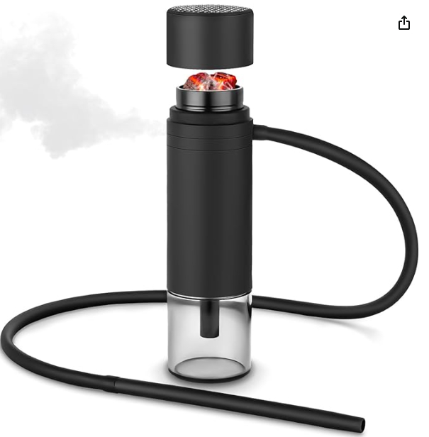 Portable hookah with detachable hookah cup