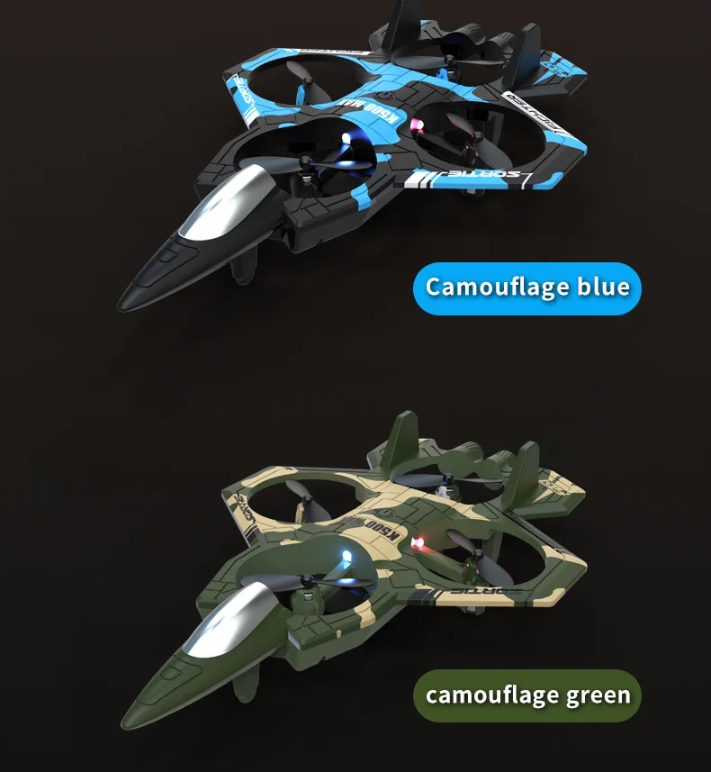 2.4G L0712 RC Vliegtuig – Foam Glider met Licht & Gyroscopische Besturing, Speelgoedvliegtuig voor Jongens