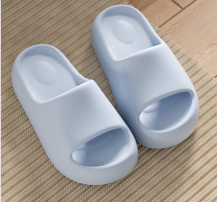 Thick soled solid color sandals for women