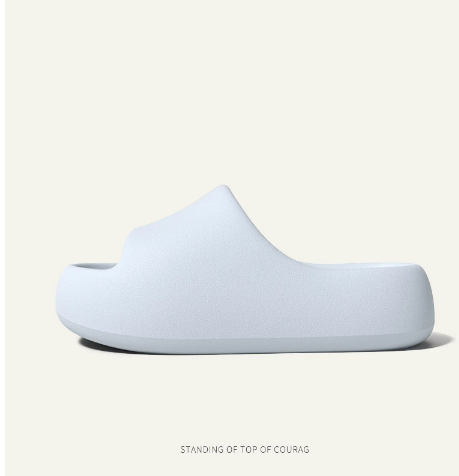 Thick soled solid color sandals for women