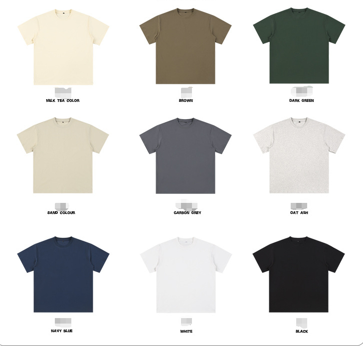 Solid-color short-sleeved shirt