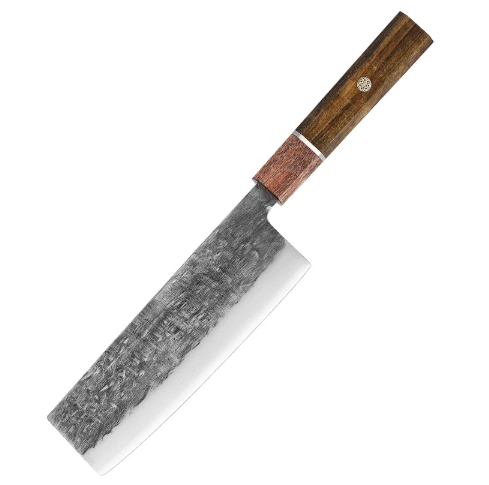 Stainless steel knife for slicing vegetables instead of a regular kitchen knife