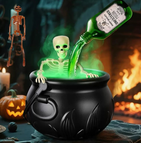 Gentle Halloween Festival Gift Flame Witch Bucket