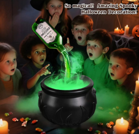 Gentle Halloween Festival Gift Flame Witch Bucket