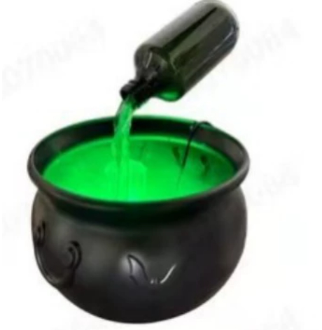 Gentle Halloween Festival Gift Flame Witch Bucket